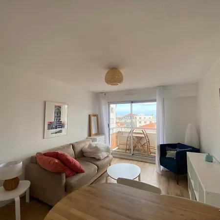 2 Pers, Balcon Vue Sur Les Halles Et L'ocean, En Plein Coeur De Апартаменти *